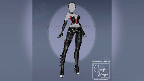 Customizable Outfit design #8