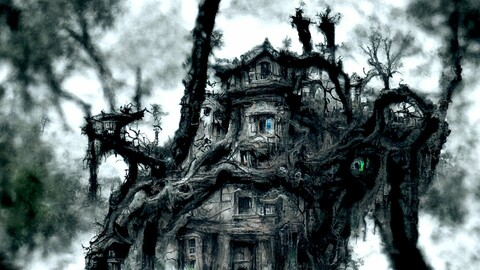 A haunted woodland house