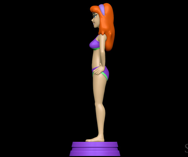 Artstation Daphne Blake Swimsuit Scooby Doo 3d Print Model Resources 9698