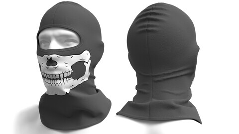 Balaclava (Marvelous Designer / Clo 3D project+OBJ)