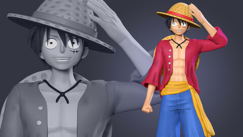 Luffy - One Piece Fan art