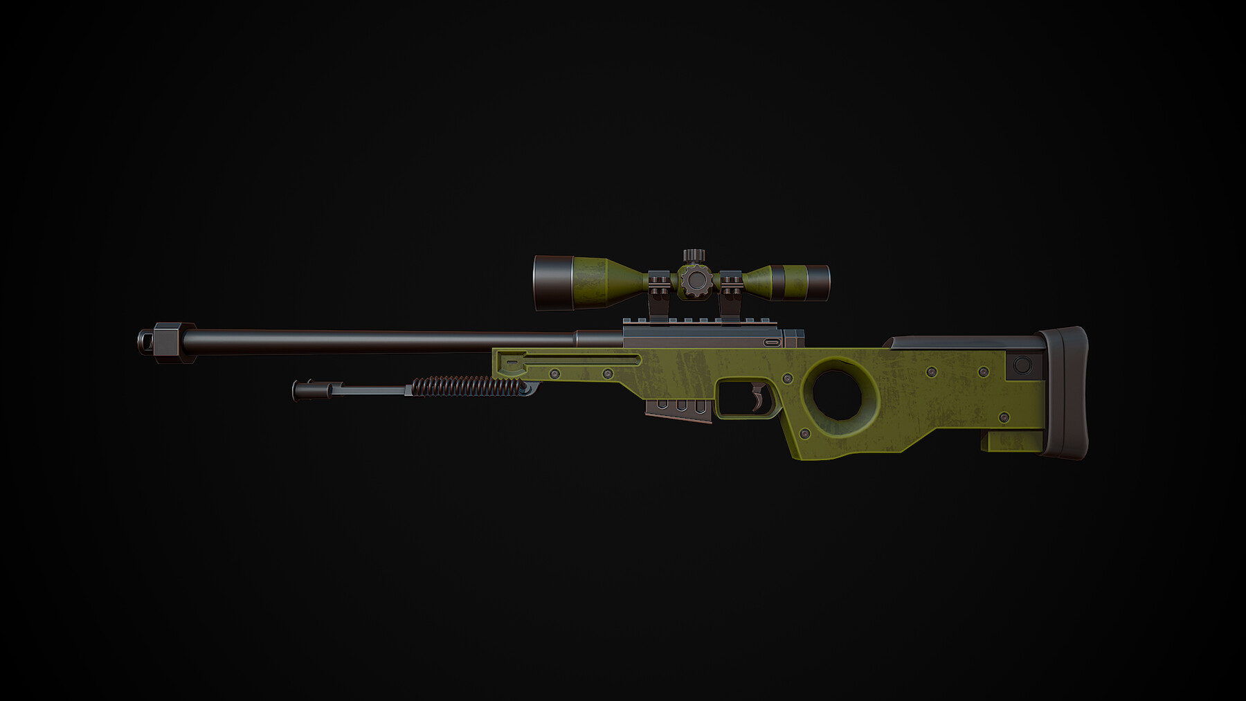 ArtStation - Stylized AWP Sniper Rifle | Game Assets