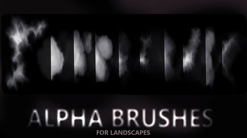 Alpha brushes for landscapes