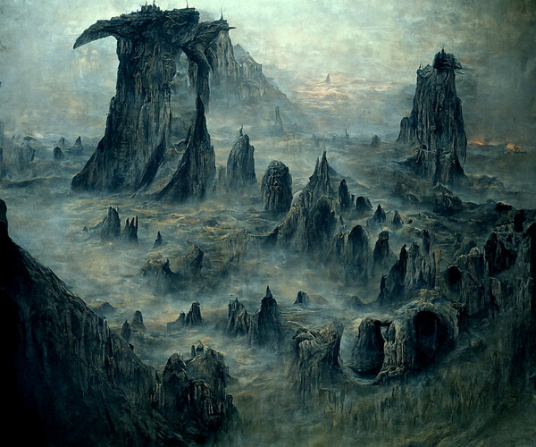 ArtStation - Alien planet landscape | Artworks