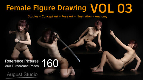 Female Figure Drawing - Vol 03 - Reference Pictures