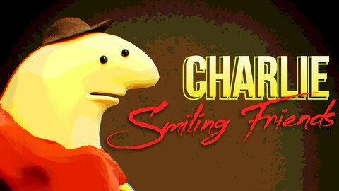 Charlie from Smiling Friends Rigged 3D Model