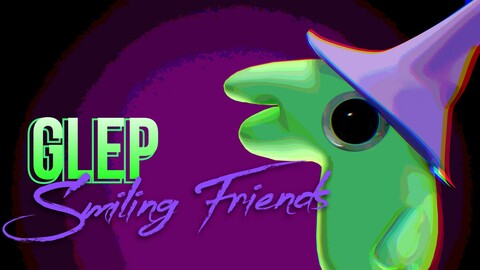 Glep from Smiling Friends Rigged 3D Model