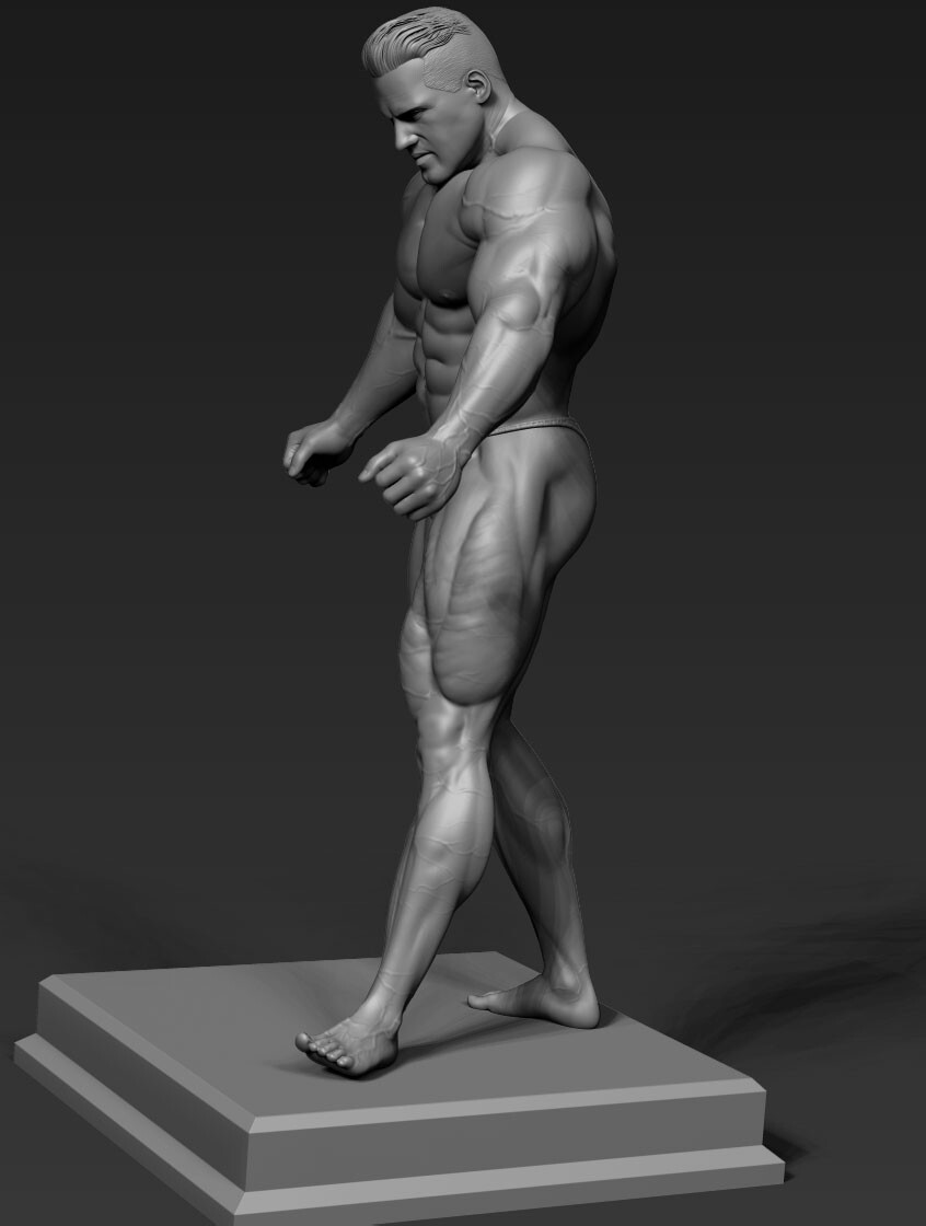 Jay Cutler bodybuilder 3D model 3D printable