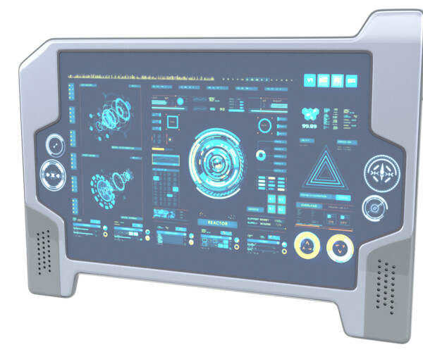ArtStation Scifi Touch Pad Game Assets
