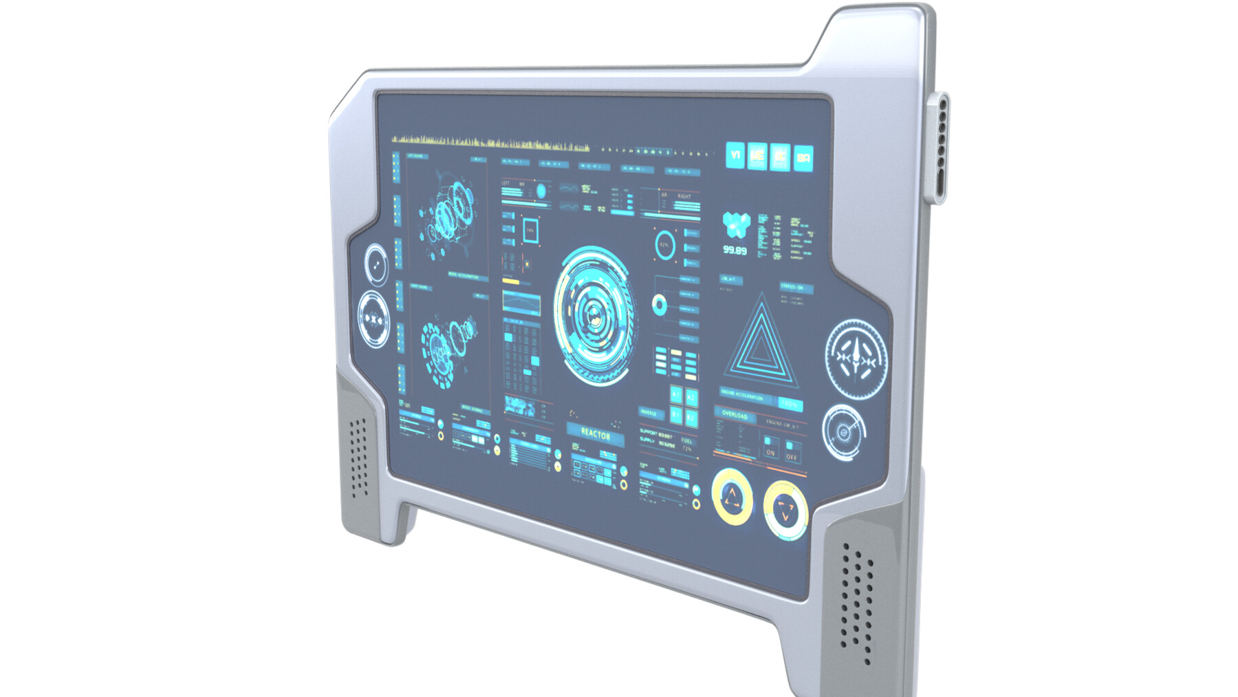 ArtStation Scifi Touch Pad Game Assets