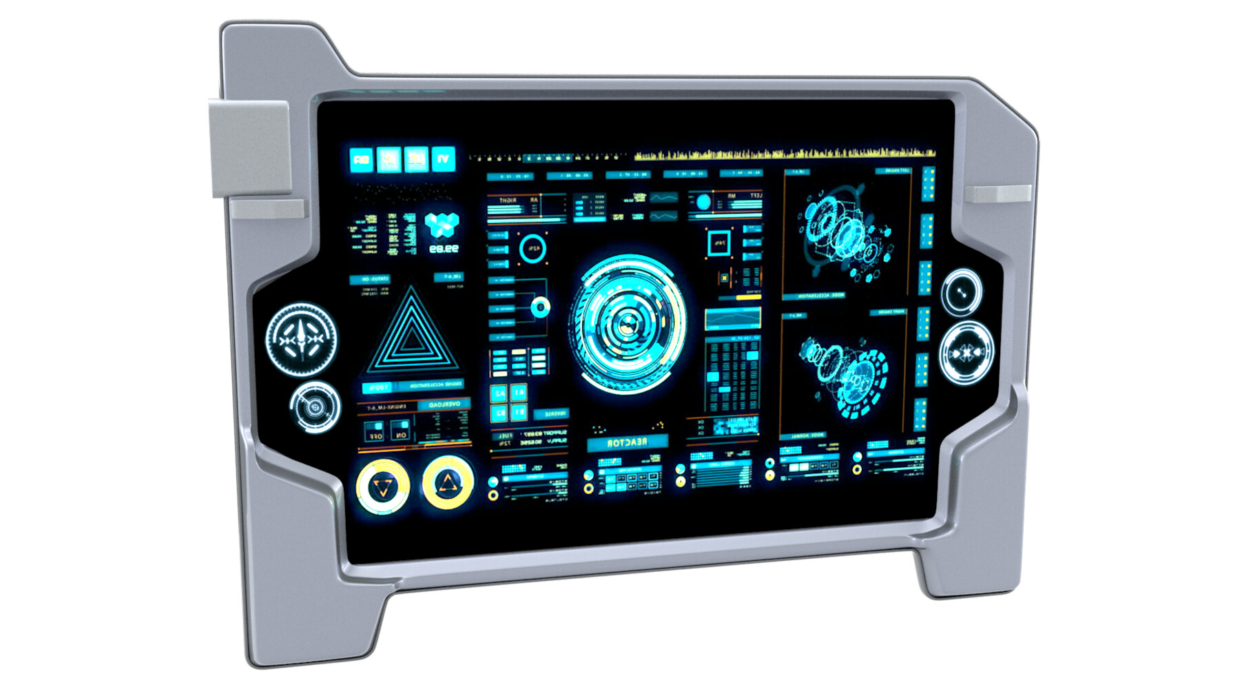 ArtStation Scifi Touch Pad Game Assets