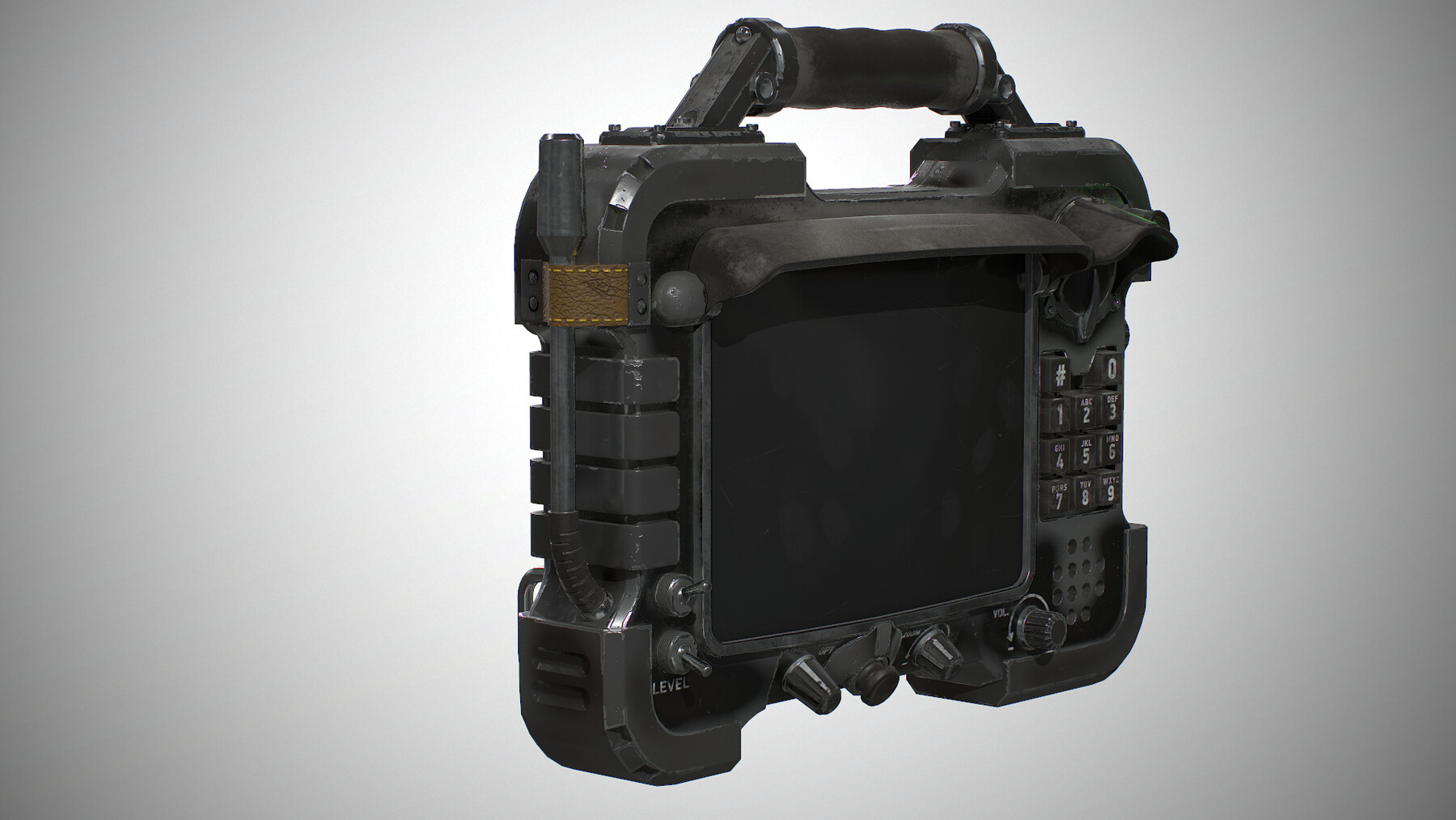 ArtStation Retrofuturism Touch Pad Game Assets