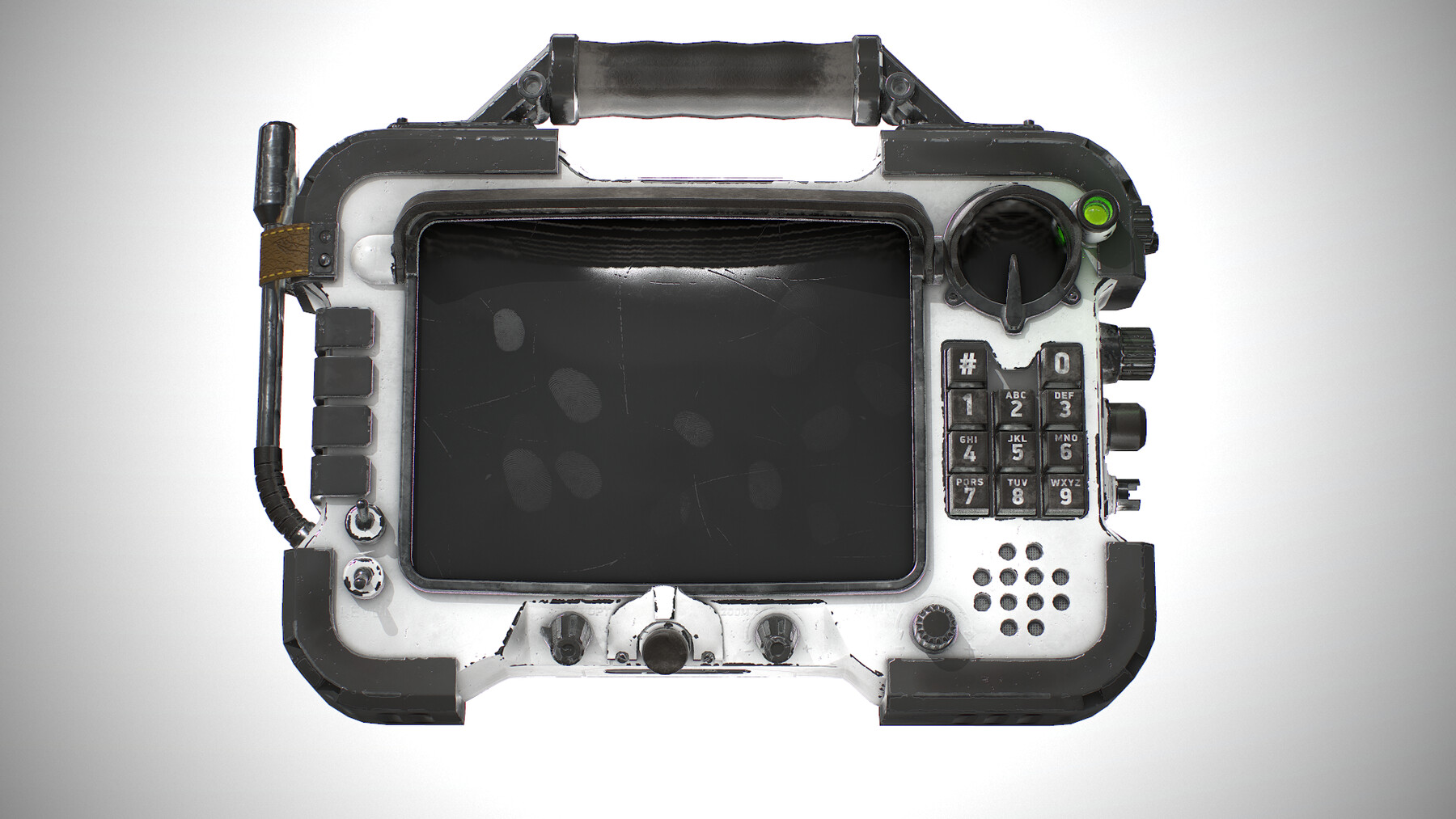 ArtStation Retrofuturism Touch Pad Game Assets