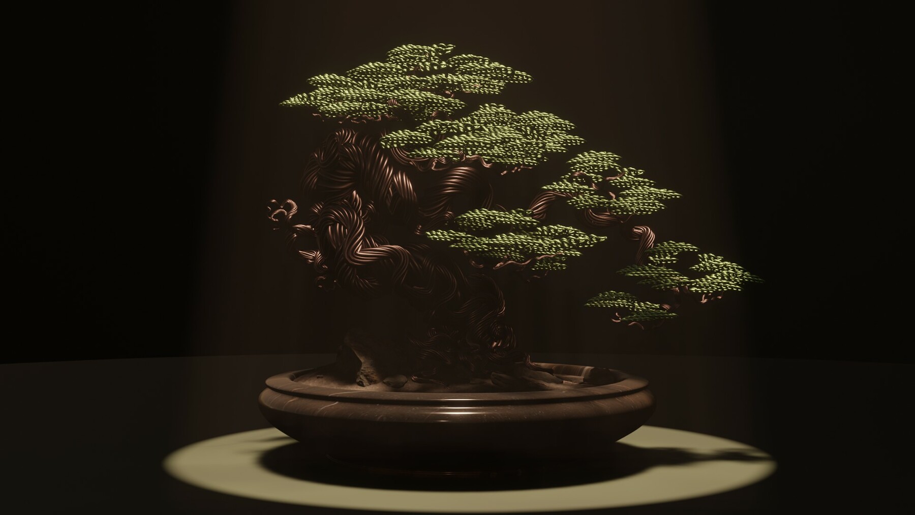 ArtStation - Bonsai tree copper wire | Resources
