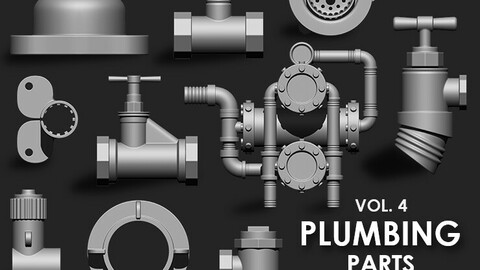 Plumbing Parts IMM Brush Pack (10 in One) Vol.4