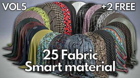 25 Fabric smart materials + 2 free #Vol.5