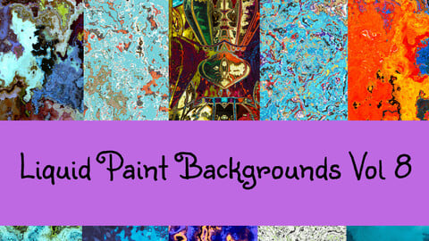 Liquid Paint Backgrounds vol 8