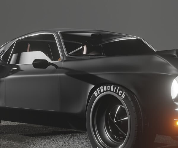 ArtStation - Ford Mustang Boss 429 | Game Assets