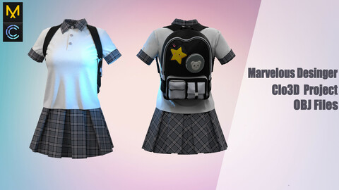 №32 Marvelous Desinger /Zprj/ OBJ+FBX