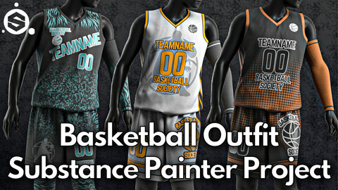 Basketball No.1 : Substance Painter Project