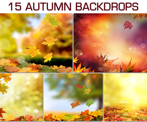 ArtStation - 15 Autumn backdrop, dreamy fall backdrops, photography ...