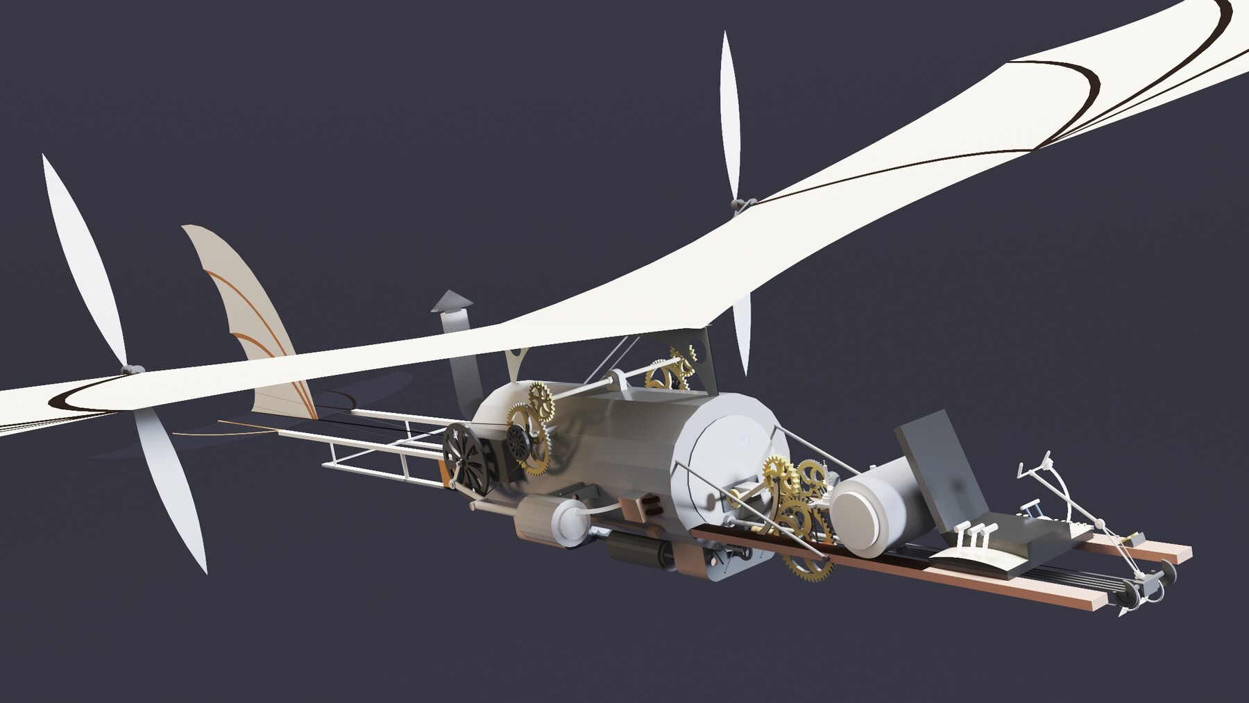 ArtStation - 5- Steampunk Aircrafts- High detail 3d models | Resources