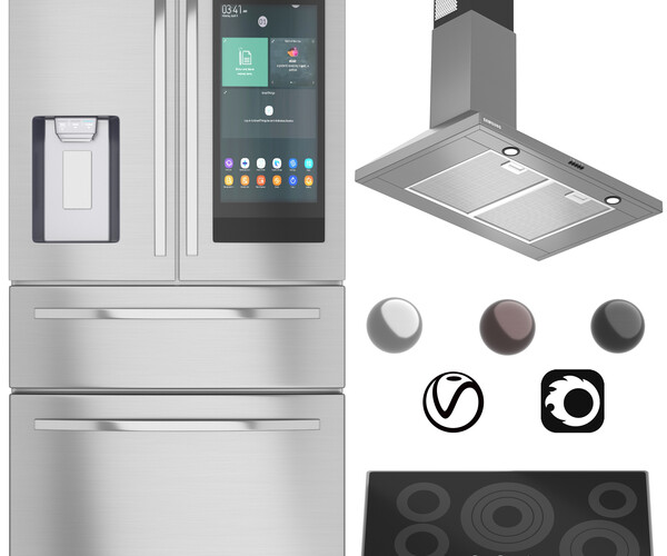 ArtStation Samsung Kitchen Appliances Vol 1 Resources   File 