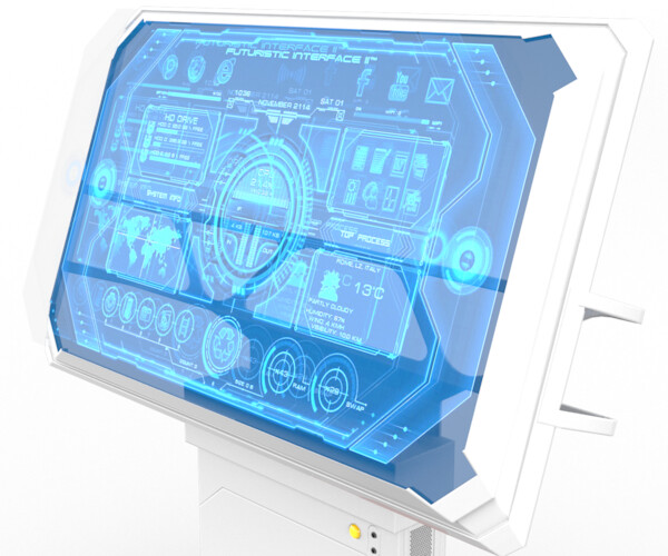ArtStation - Sci-fi Terminal | Game Assets