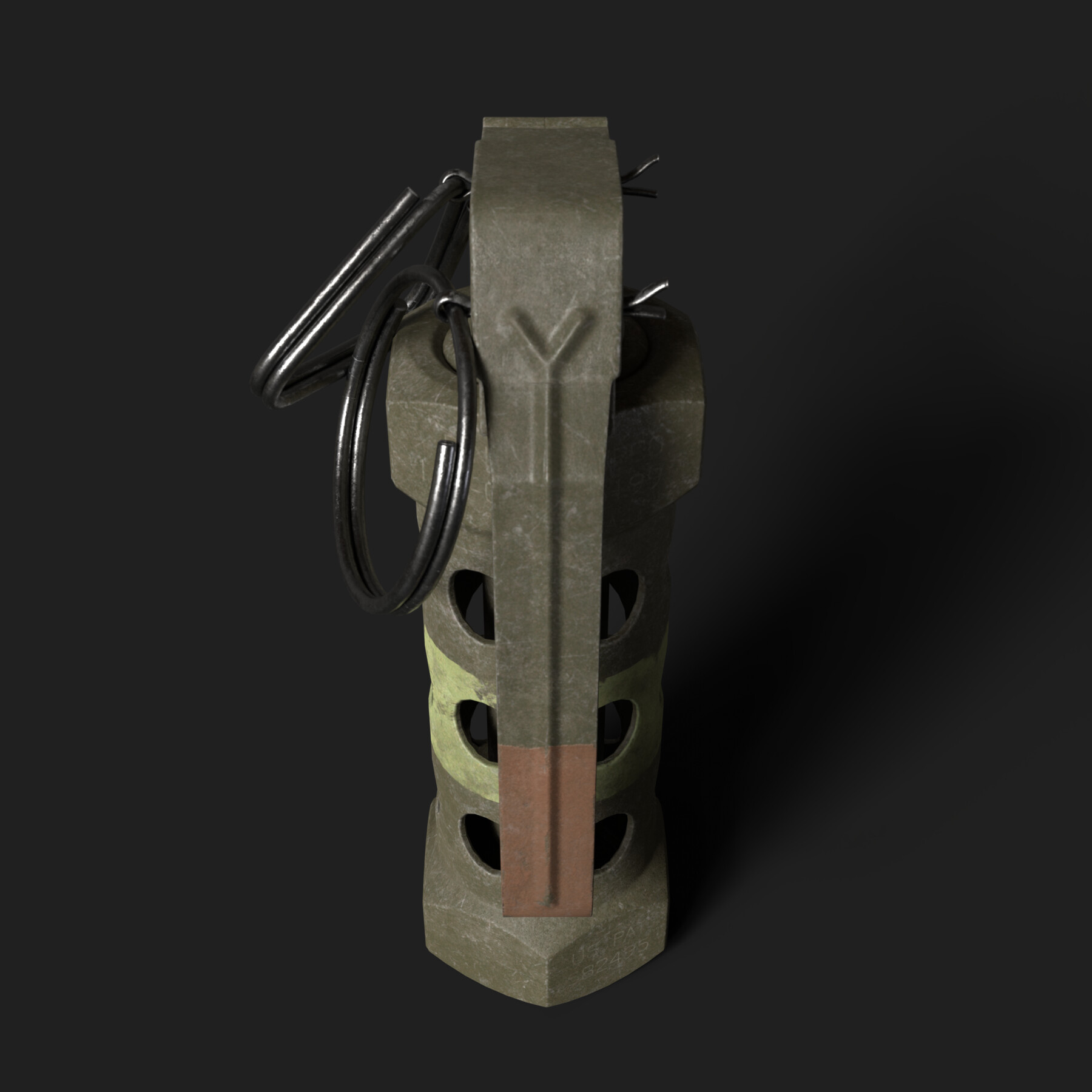 Artstation M84 Stun Grenade Game Assets