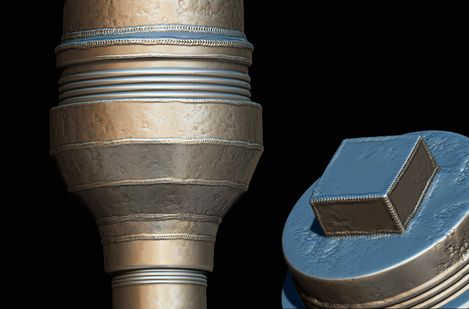 ArtStation Welding brush for Zbrush Brushes