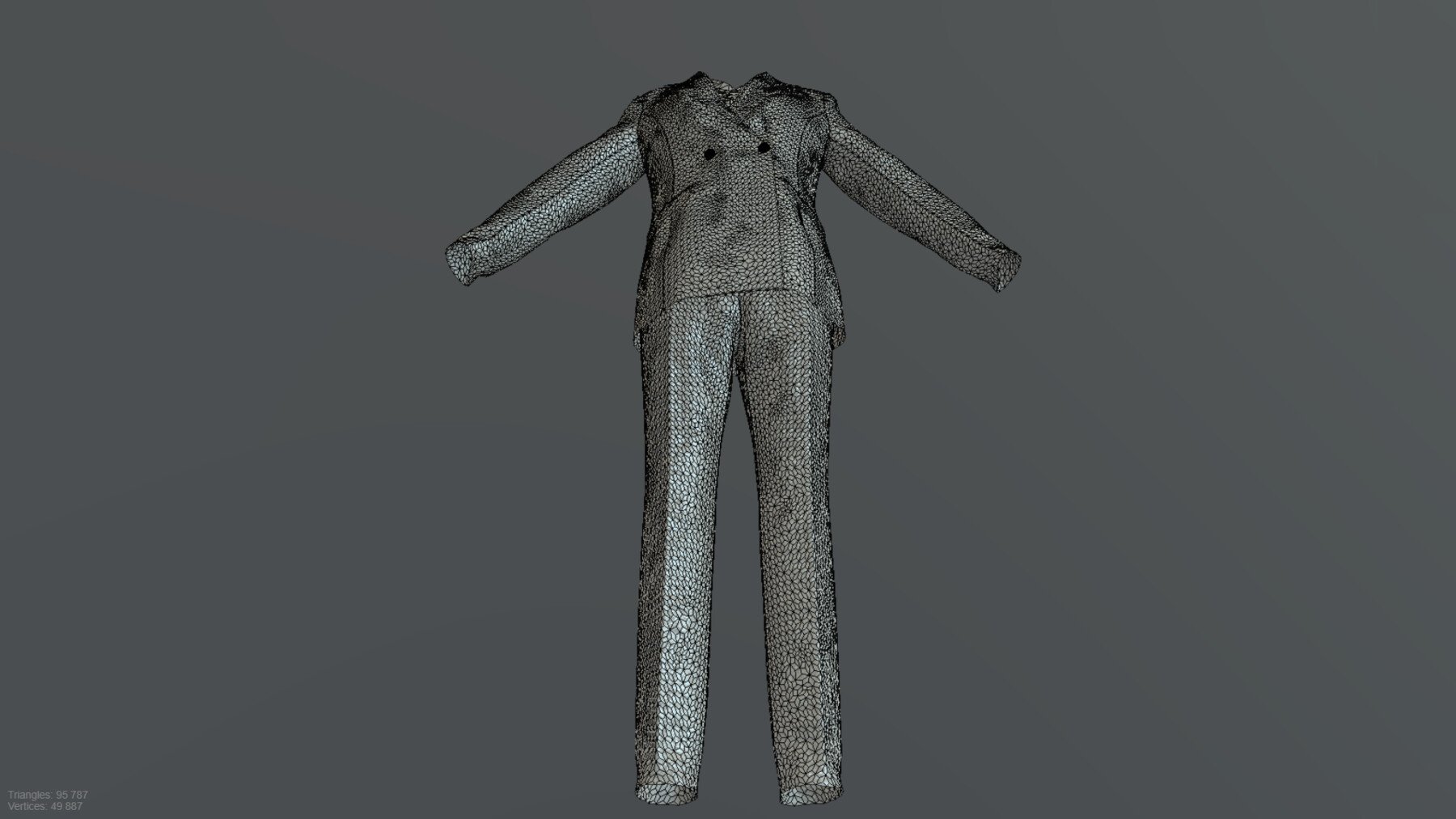 ArtStation - FORMAL FASHION SUIT low-poly PBR | Game Assets