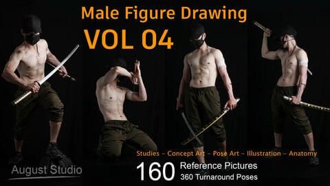 Male Figure Drawing - Vol 04 - Reference Pictures