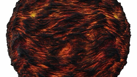 Lava PBR Seamless Texture PNG And JPG 2K Size