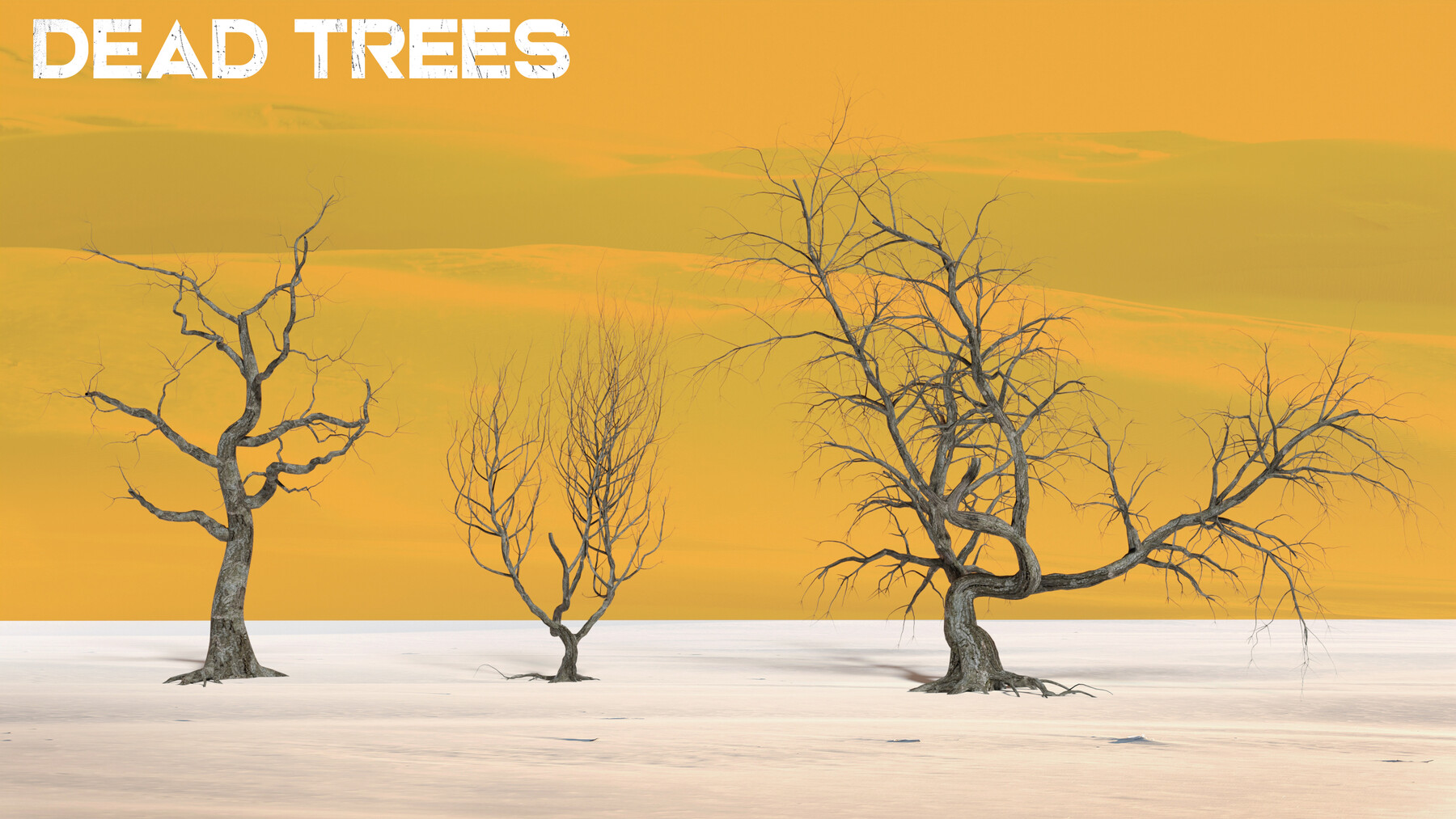ArtStation Dead Trees Game Assets