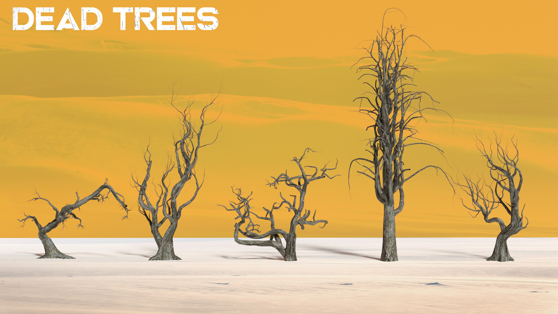 ArtStation Dead Trees Game Assets