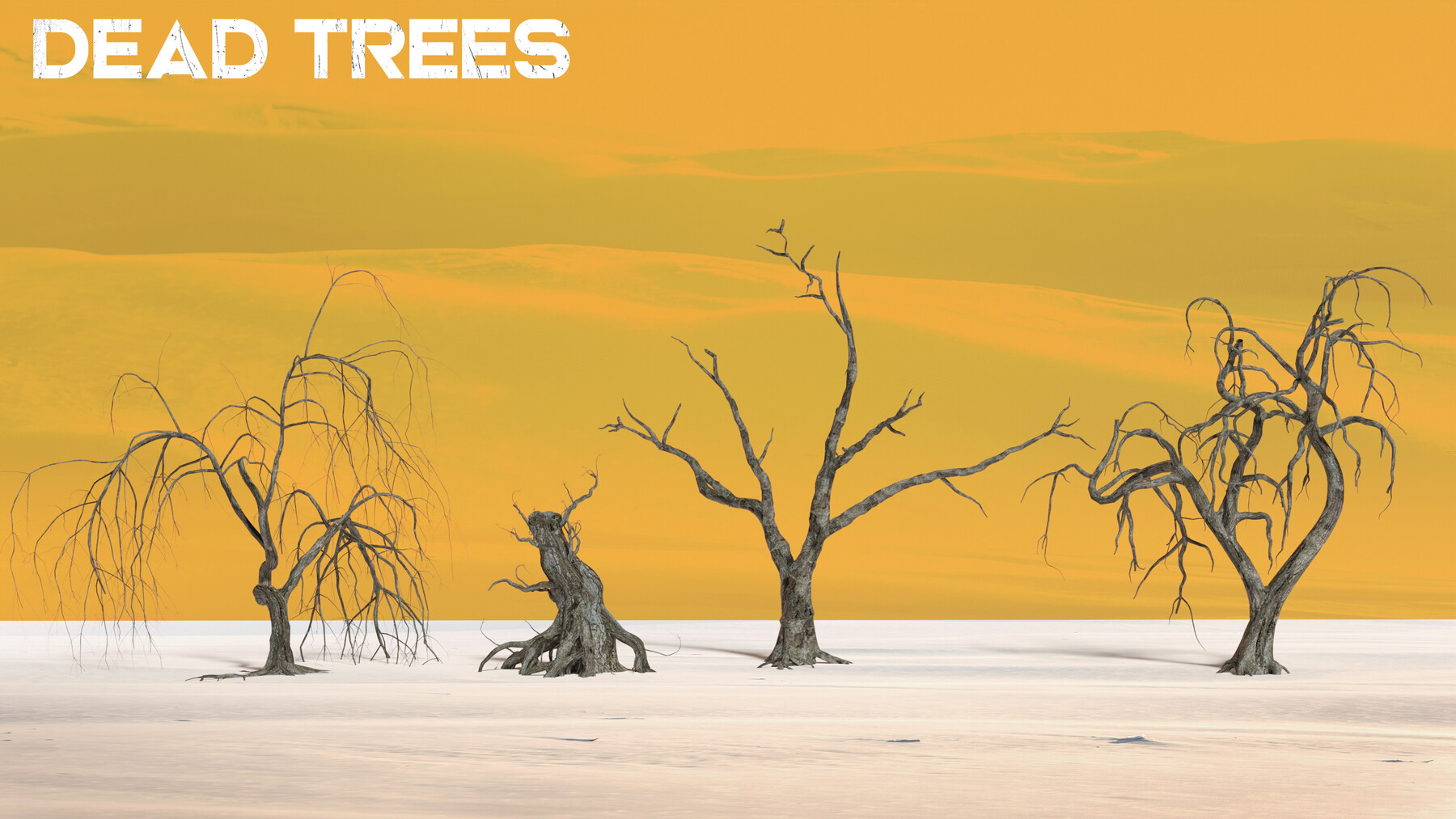 ArtStation Dead Trees Game Assets