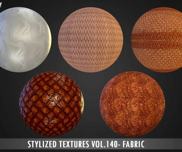 ArtStation - Fabric Vol.140 - Stylized Textures | Game Assets