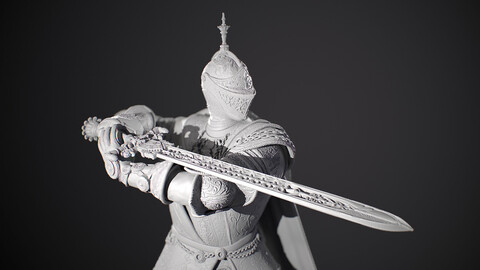 Carian Knight from Elden Ring - 3D model for 3D Printing