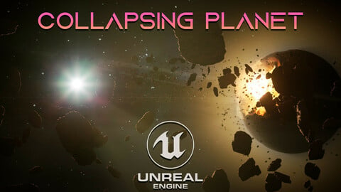 Collapsing Planet for Unreal Engine 5