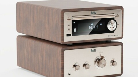 BZ-MC1583B Bluetooth CD Alarm Audio Speaker