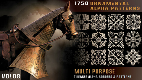 1750 ornamental alpha patterns - vol08