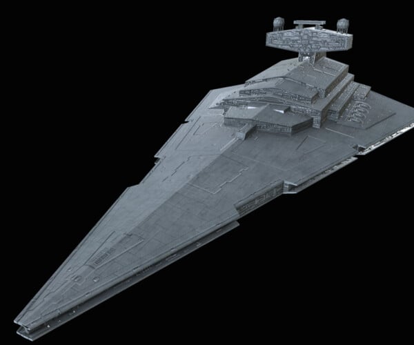 Artstation - Star Wars Imperial Stars Destroyer Low-poly Pbr 