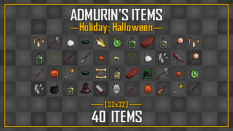 Admurin's Holiday: Halloween Items