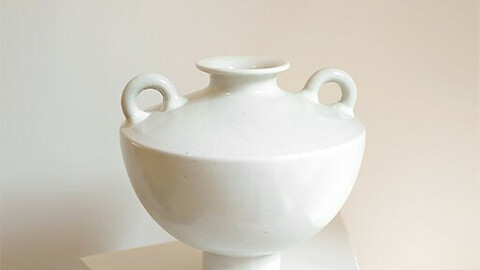 Ring Vase White