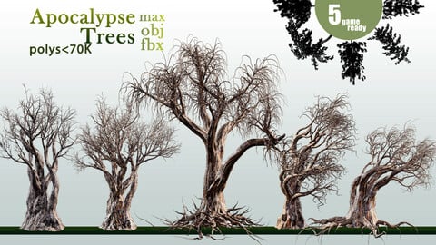 5 Apocalypse Trees (scary desert)