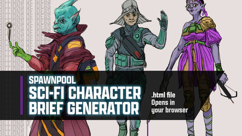 Spawnpool Sci-Fi Character Brief Generator