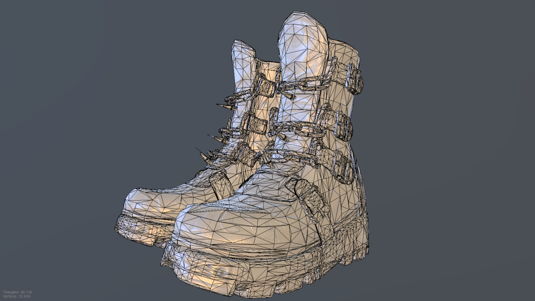 ArtStation - LOUIS VUITTON ARCHLIGHT SHOES low-poly PBR