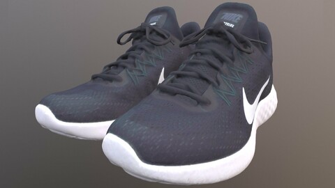 NIKE SKELUX RUNNING SHOES low-poly PBR