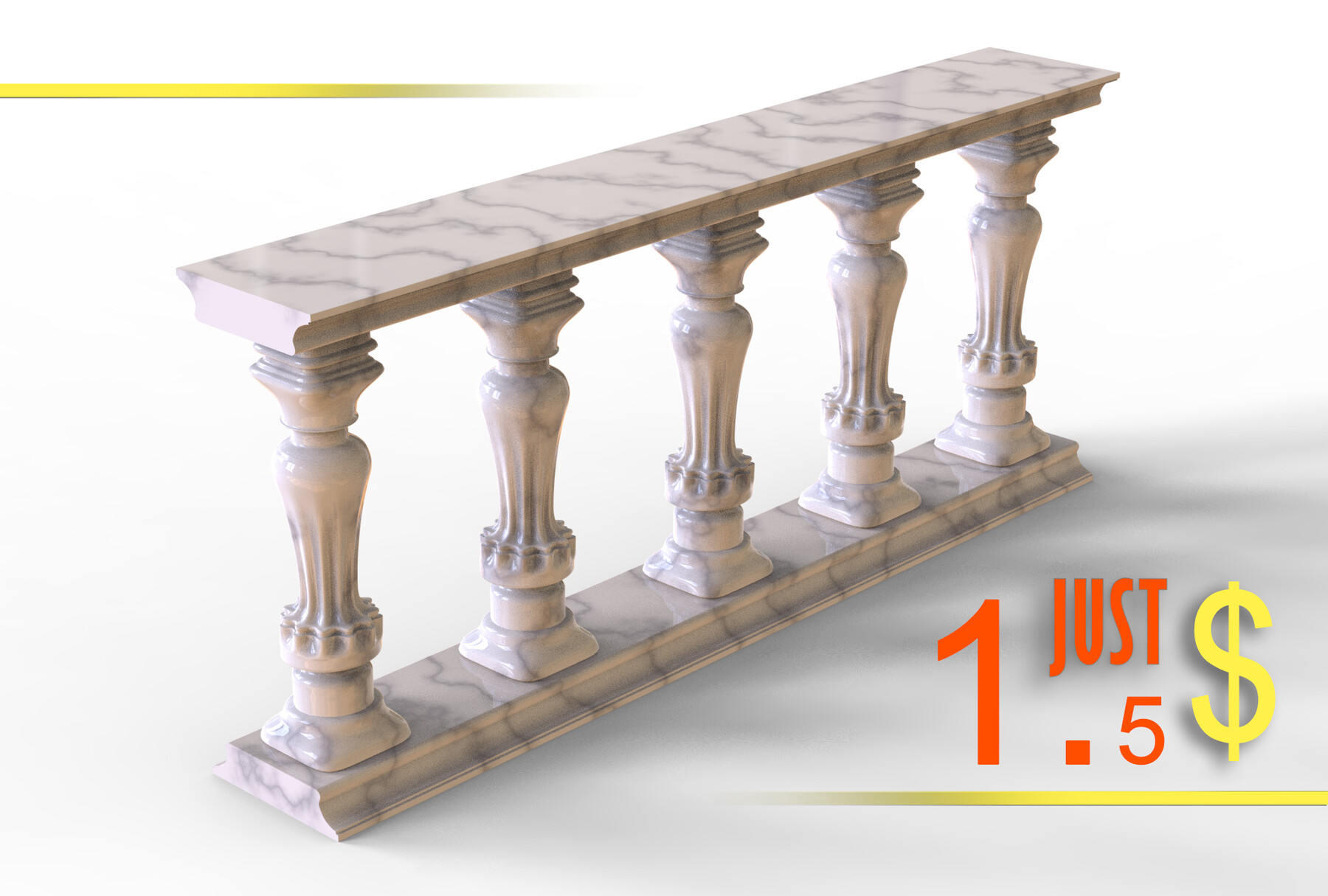 ArtStation - Stone railing | Resources