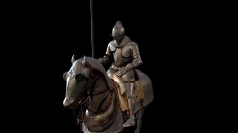 Knight Horse Armor + Rider